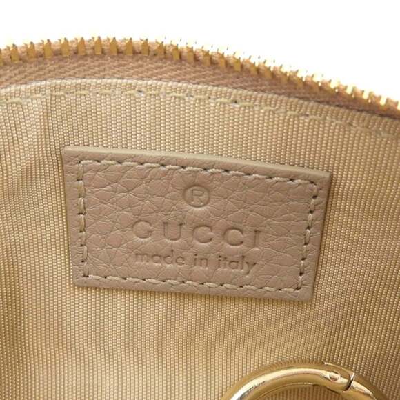 Gucci GG Emblem Key Case 815891 2184 Leather Beige - Picture 8 of 8